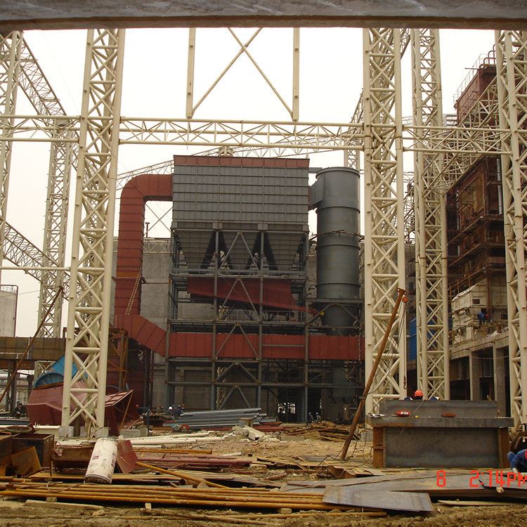 Dust Cleaning System For Exhausted Gas Produced By Biomass